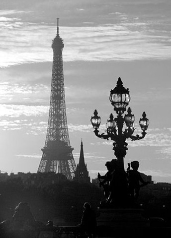 Eiffel Tower Picture Black  White on Eiffel Tower Black And White